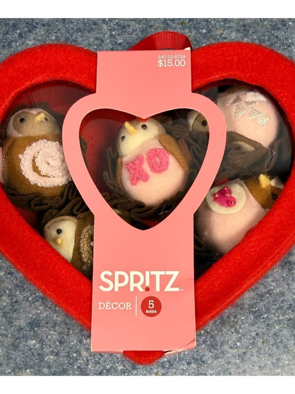 Target Spritz Featherly Friends Chocolate Heart Box 5 Mini Birds 2025 BOX C